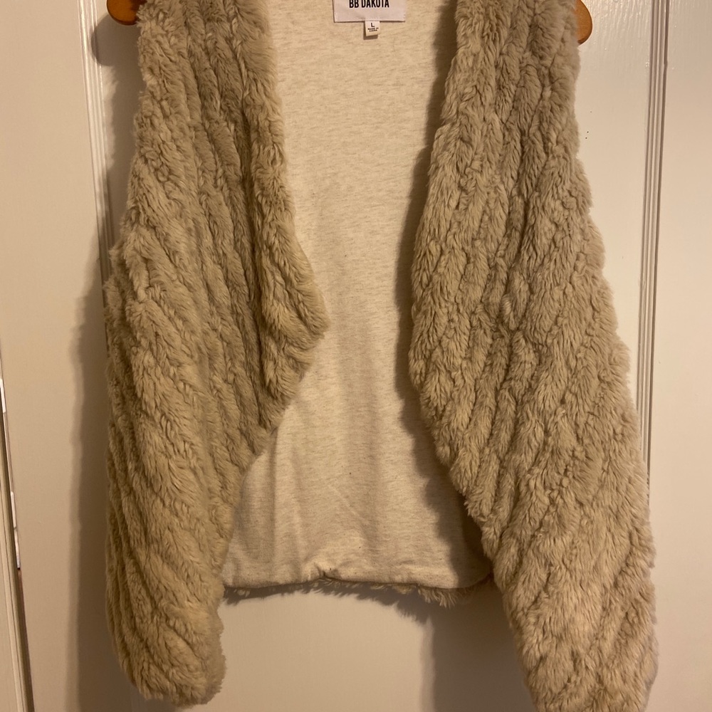 Faux fur vest